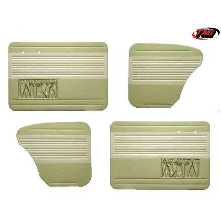 kárpit szett PEA GREEN-OFF WHT 19-1127-25-15